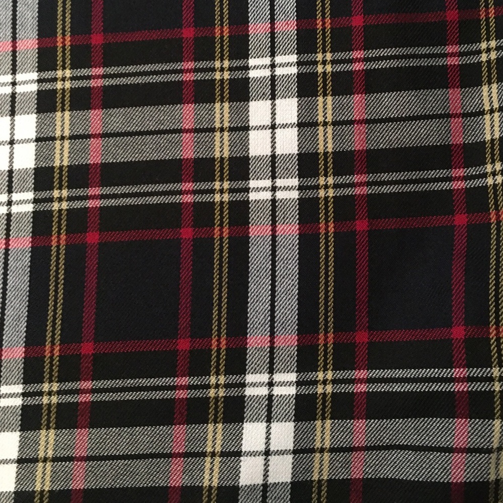 *Nobody’s Child* Size 8. Full front zipper detail in tartan. Calf length skirt. - Picture 8 of 9